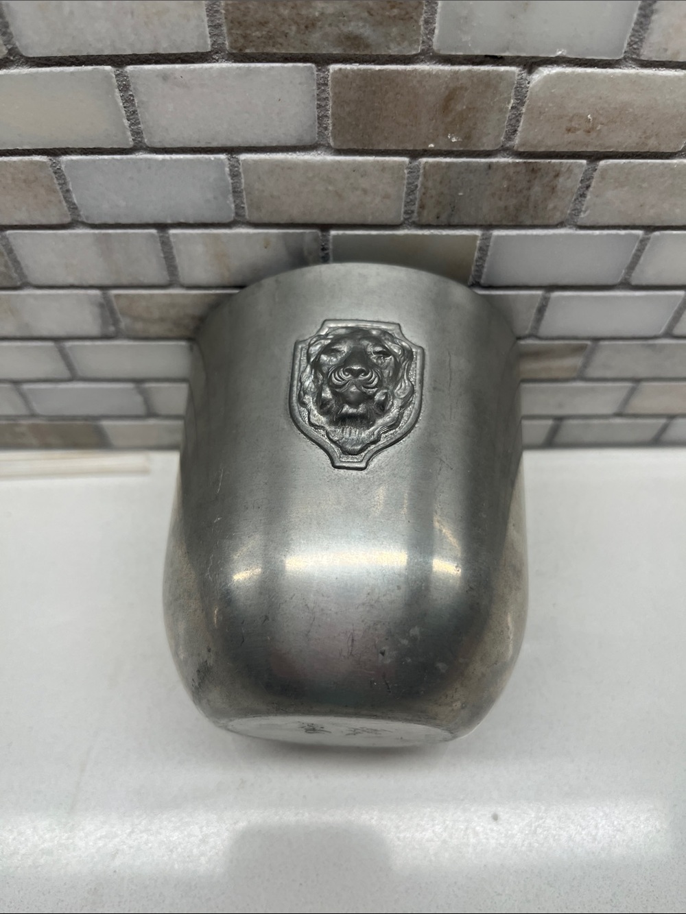 Vintage Lunt Solid Pewter Cup